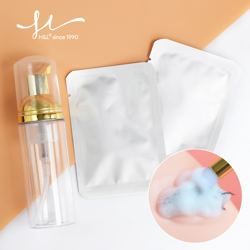 Eyelash Extension Foam Cleanser - H & L 5ml champú para