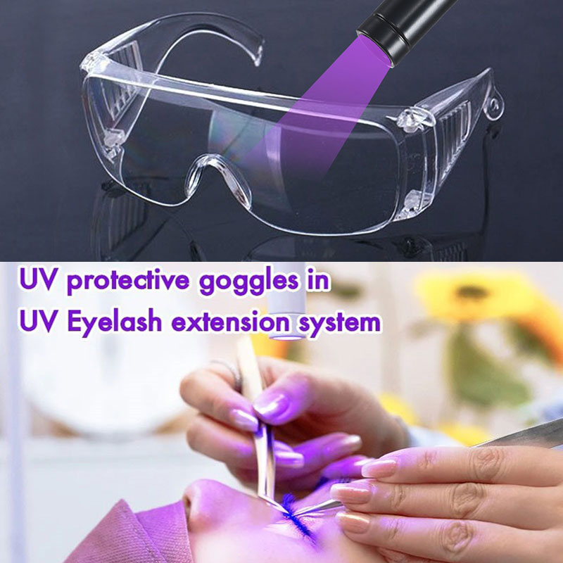 Eyelash Extension With Glasses - Gafas protectoras UV para pestañas postizas,