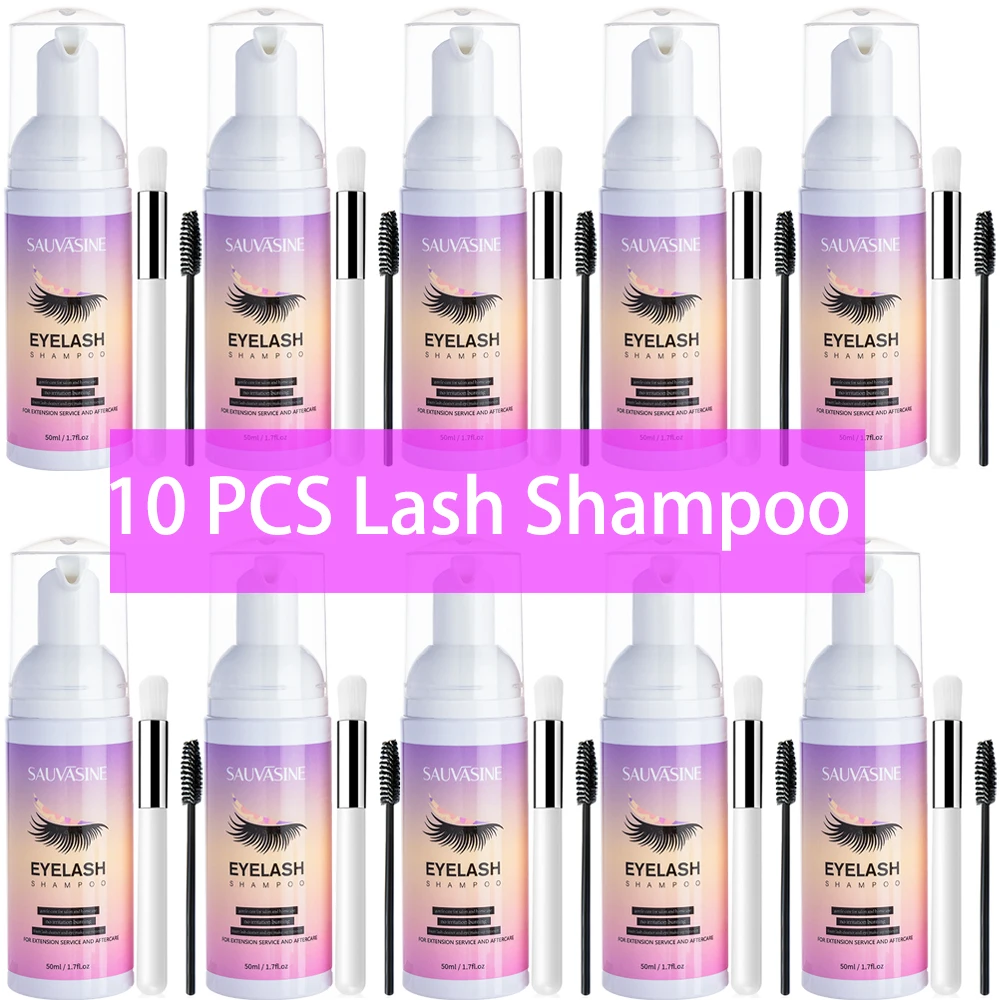 Eyelash Extension Foam Cleanser - 5/10 Uds 50ML extensión de pestañas