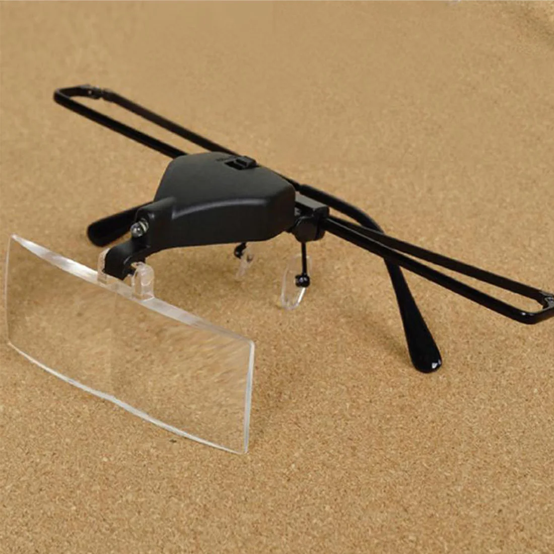 Eyelash Extension With Glasses - Lupa LED lupa extensión de pestañas