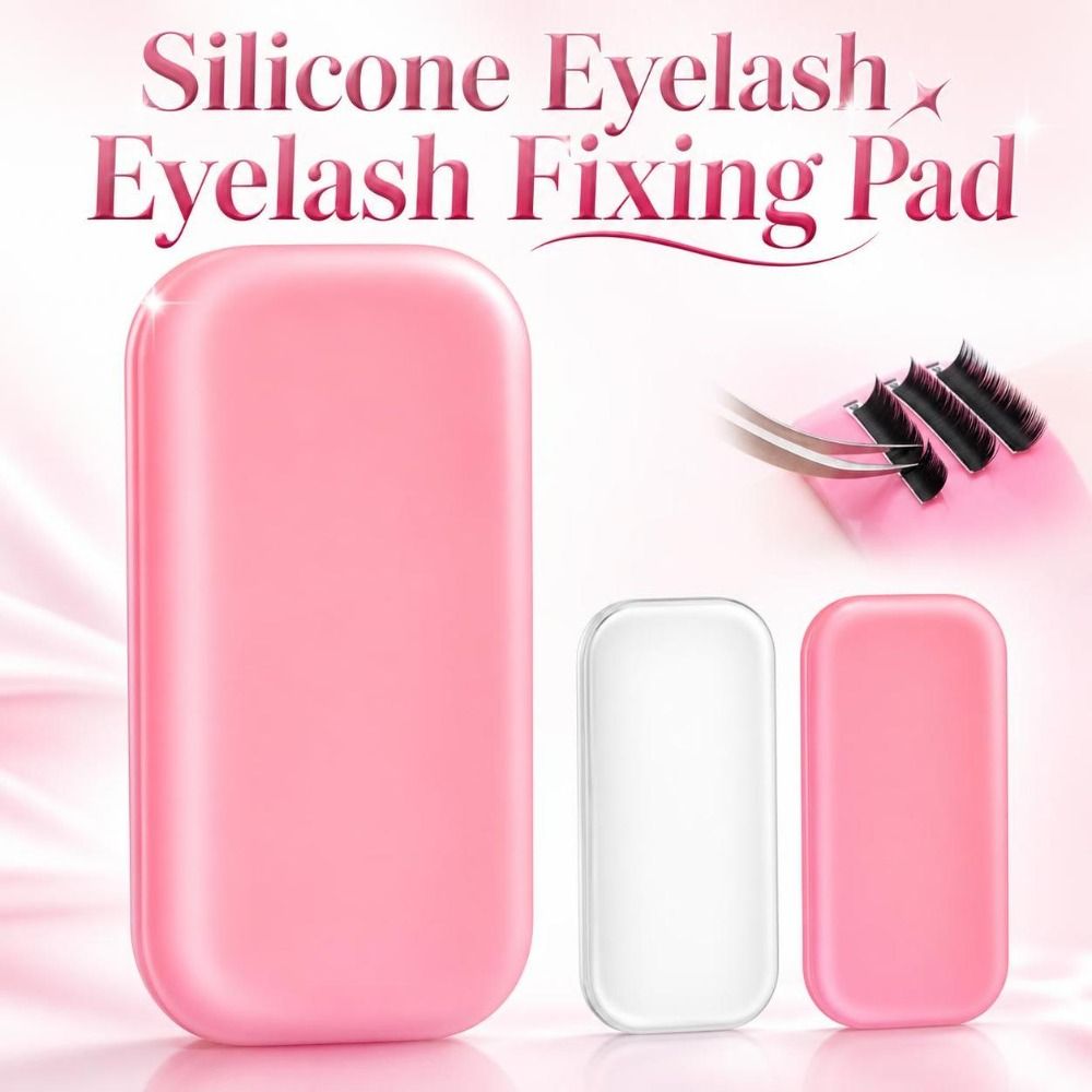 Individual Lash Tray - Almohadilla de silicona transparente para extensión