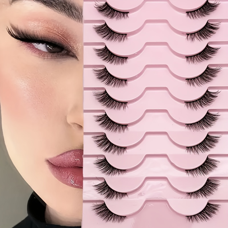 Eyelash Extension Volume - 10 Pares de Pestañas Naturales y