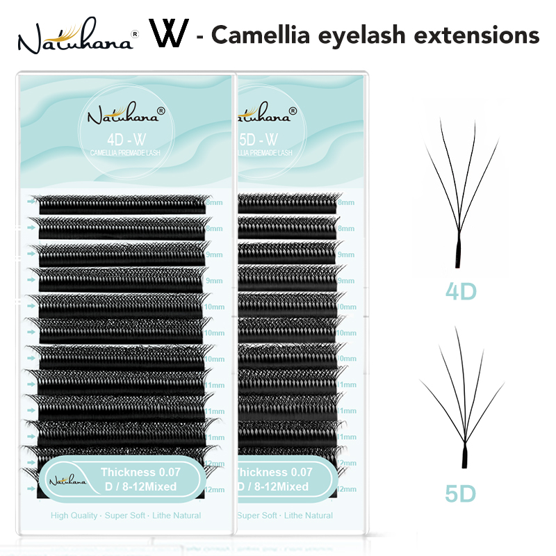 Individual Lash Tray - Pestañas NATUHANA Camellia W 3D 4D