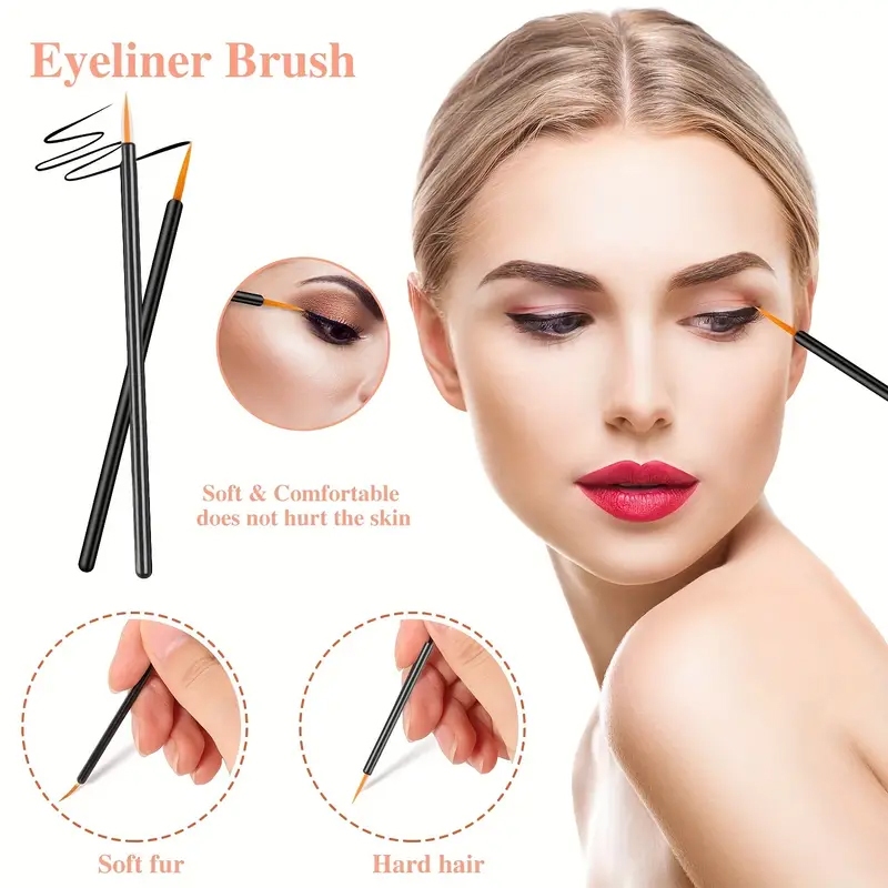 80 Uds. Juego de brochas de ma - Eyelash Extension Eyeliner reseña y precio