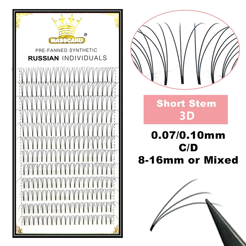 MASSCAKU-extensiones de pestañ - Individual Lash Tray reseña y precio