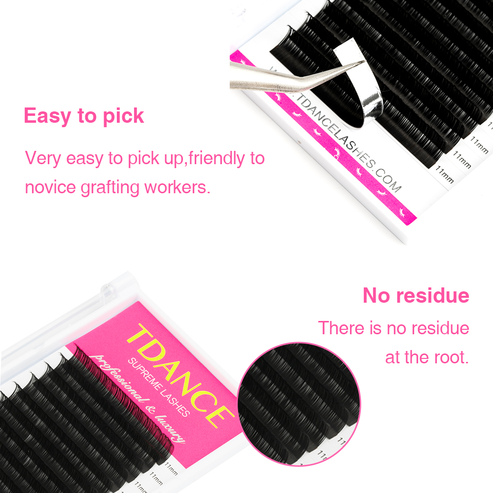 TDANCE extensión de pestañas 1 - Eyelash Extension Korea Natural reseña y precio