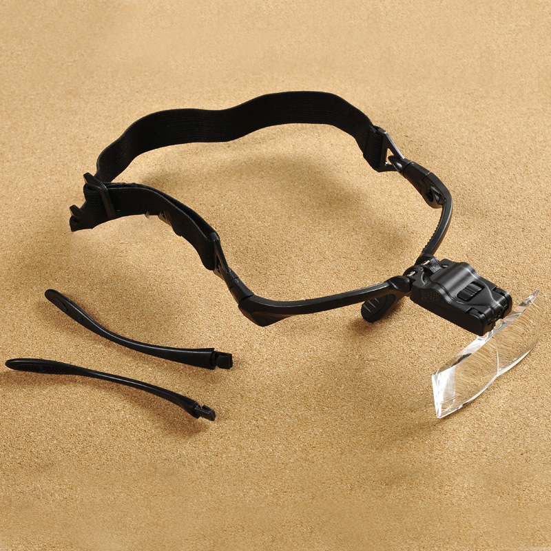 Lupa montada en la cabeza y mo - Eyelash Extension With Glasses reseña y precio