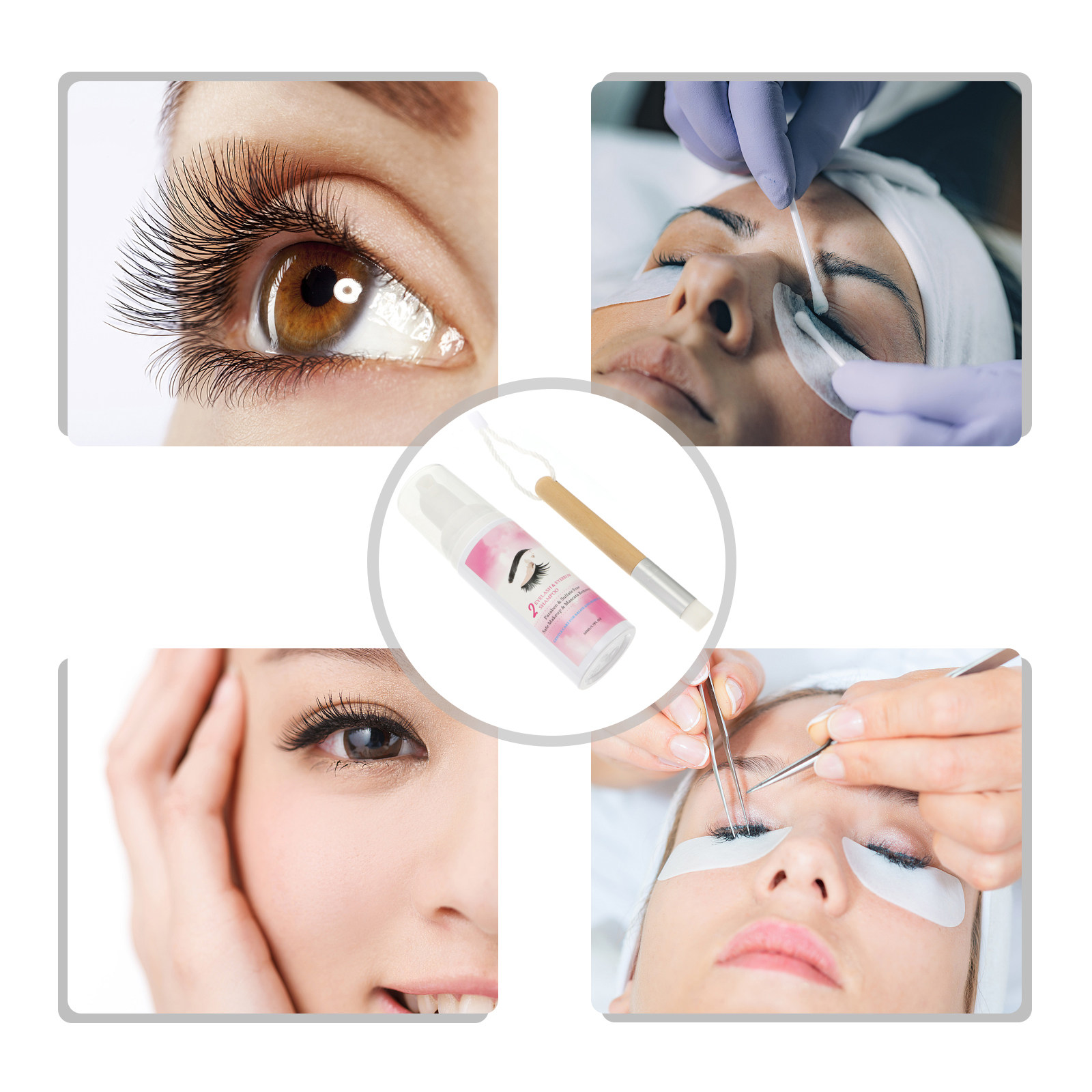 Champú para extensiones de pes - Eyelash Extension Foam Cleanser reseña y precio