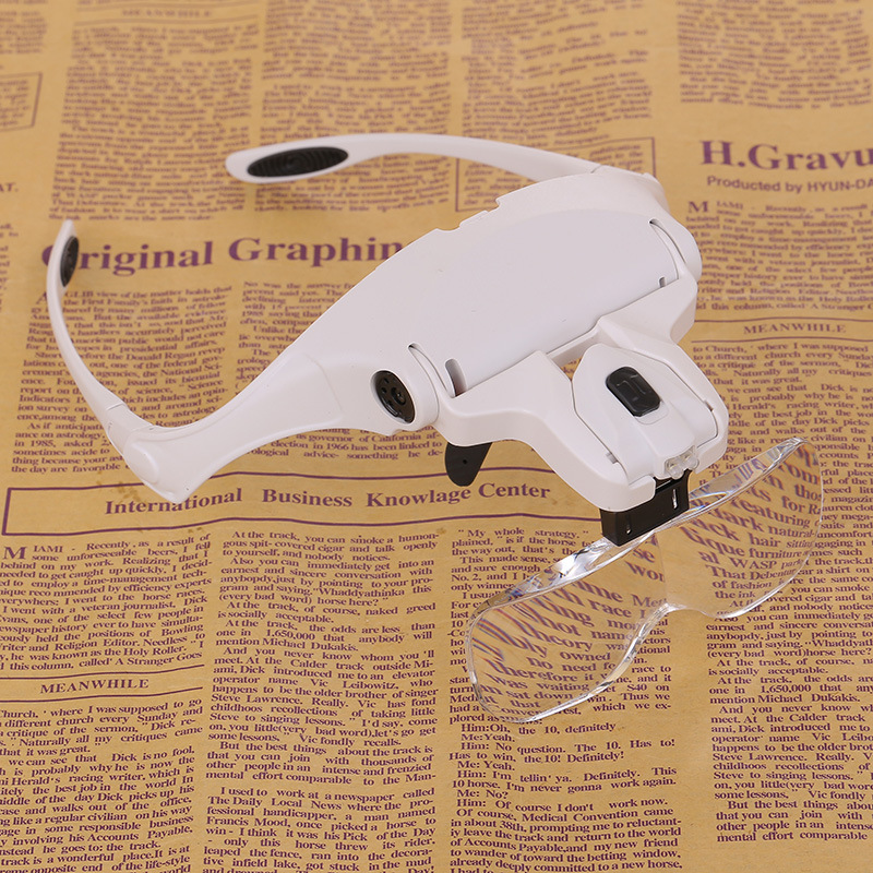 Gafas de aumento con luz LED p - Eyelash Extension With Glasses reseña y precio