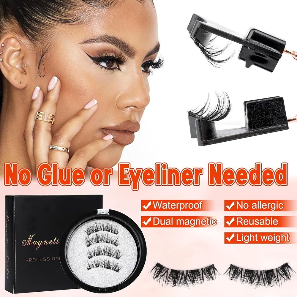 Pestañas magnéticas sin necesi - Eyelash Extension Eyeliner reseña y precio