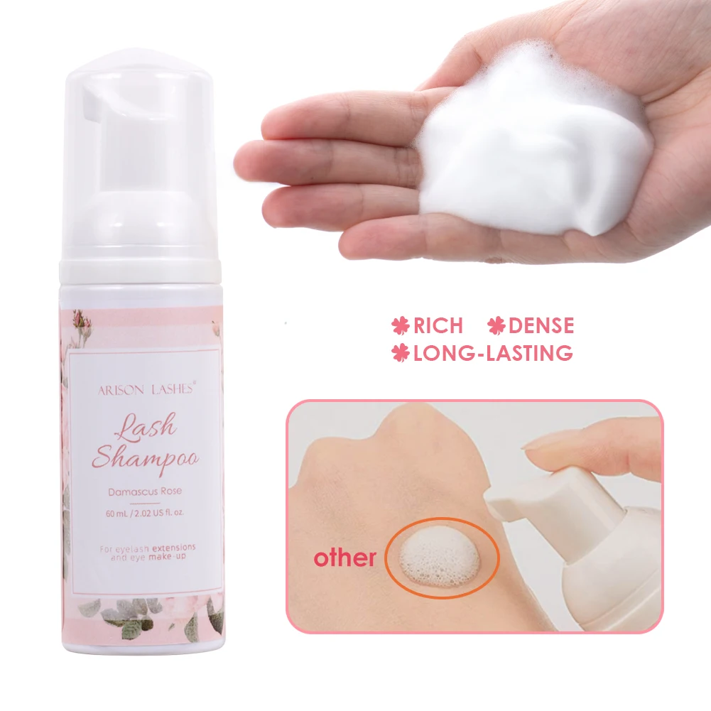 ARISON10 botellas limpiadoras  - Eyelash Extension Foam Cleanser reseña y precio