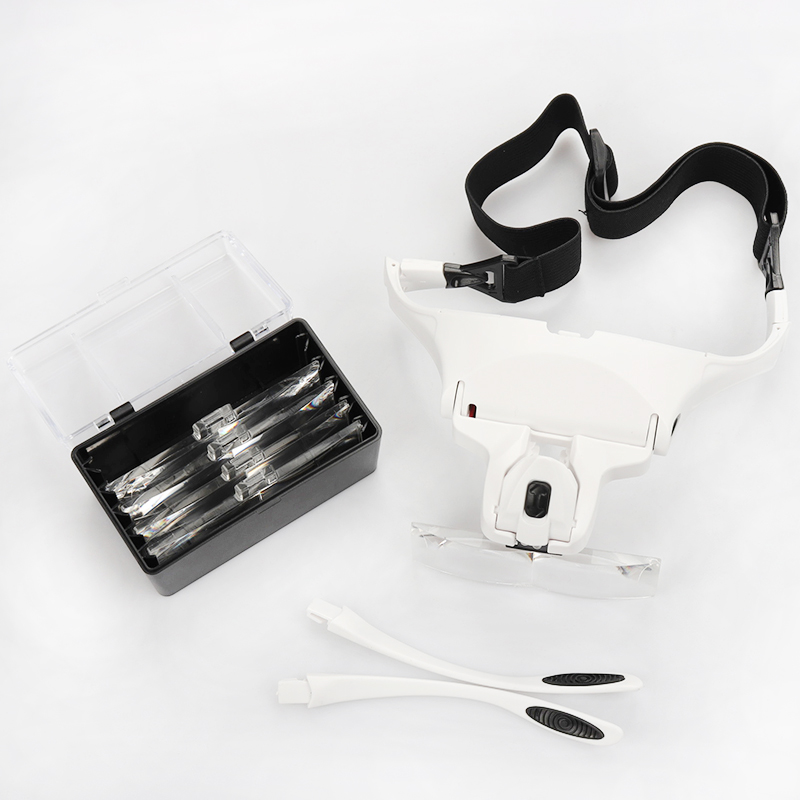 Lupa con diadema ajustable de  - Eyelash Extension With Glasses reseña y precio