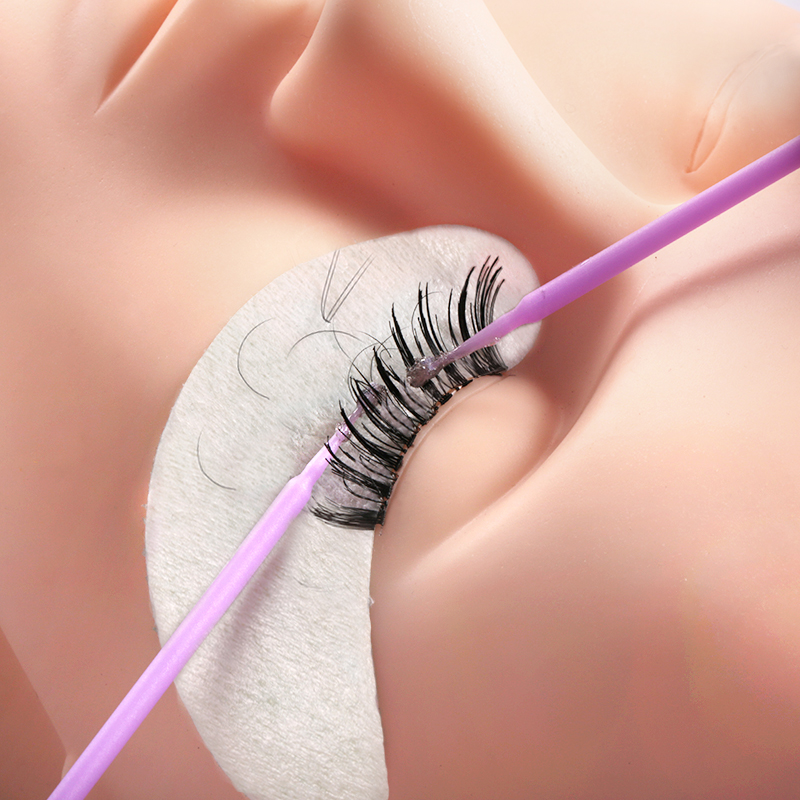 50/100 Uds microcepillos desec - Eyelash Extension Eyeliner reseña y precio