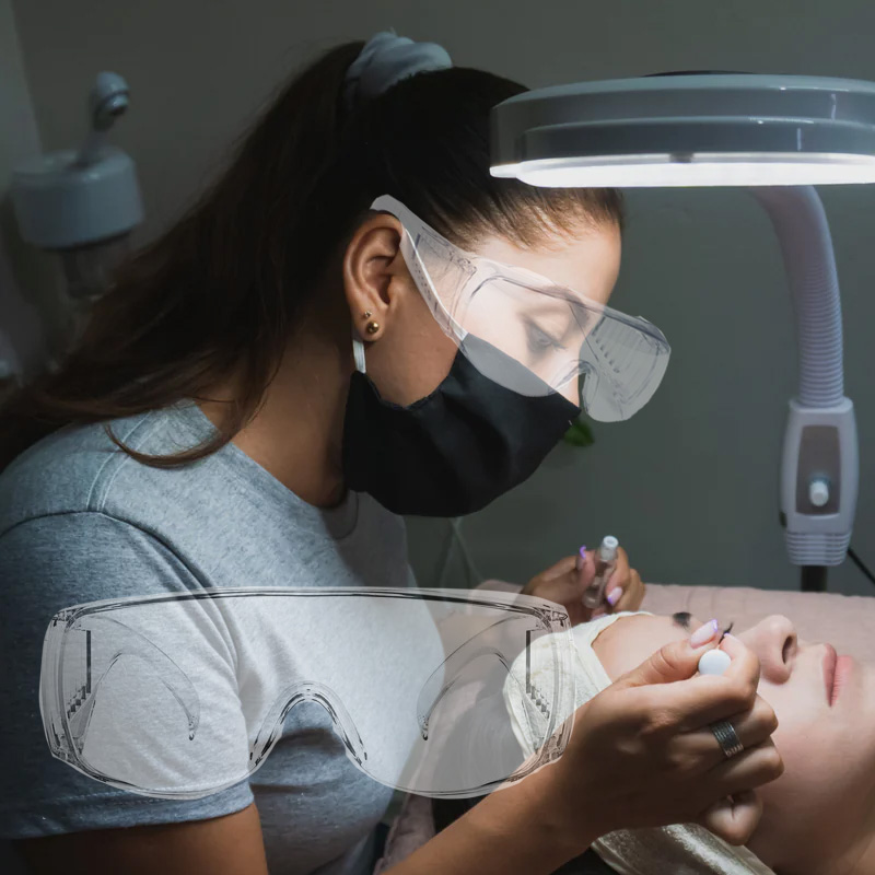 Gafas de protección UV, gafas  - Eyelash Extension With Glasses reseña y precio