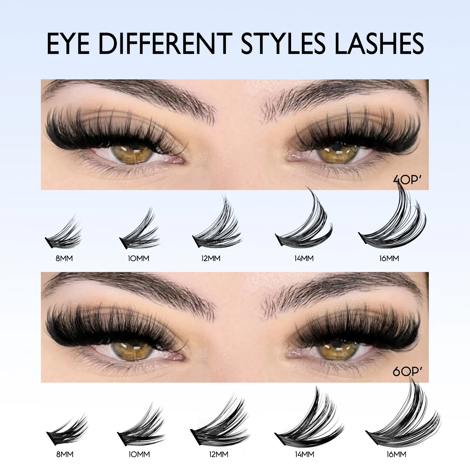 GROINNEYA Kit de pestañas en r - Individual Lash Tray reseña y precio