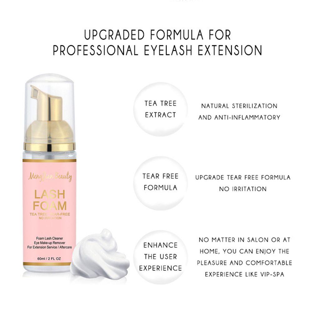 Champú de espuma no irritante  - Eyelash Extension Foam Cleanser reseña y precio