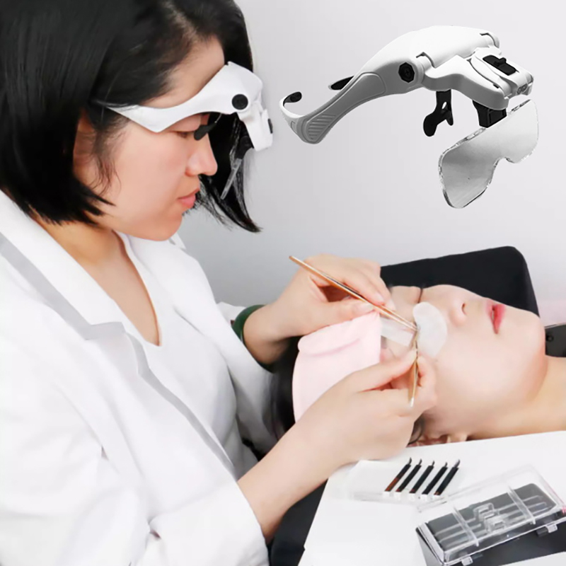 Lupa ajustable de 5 lentes, lu - Eyelash Extension With Glasses reseña y precio