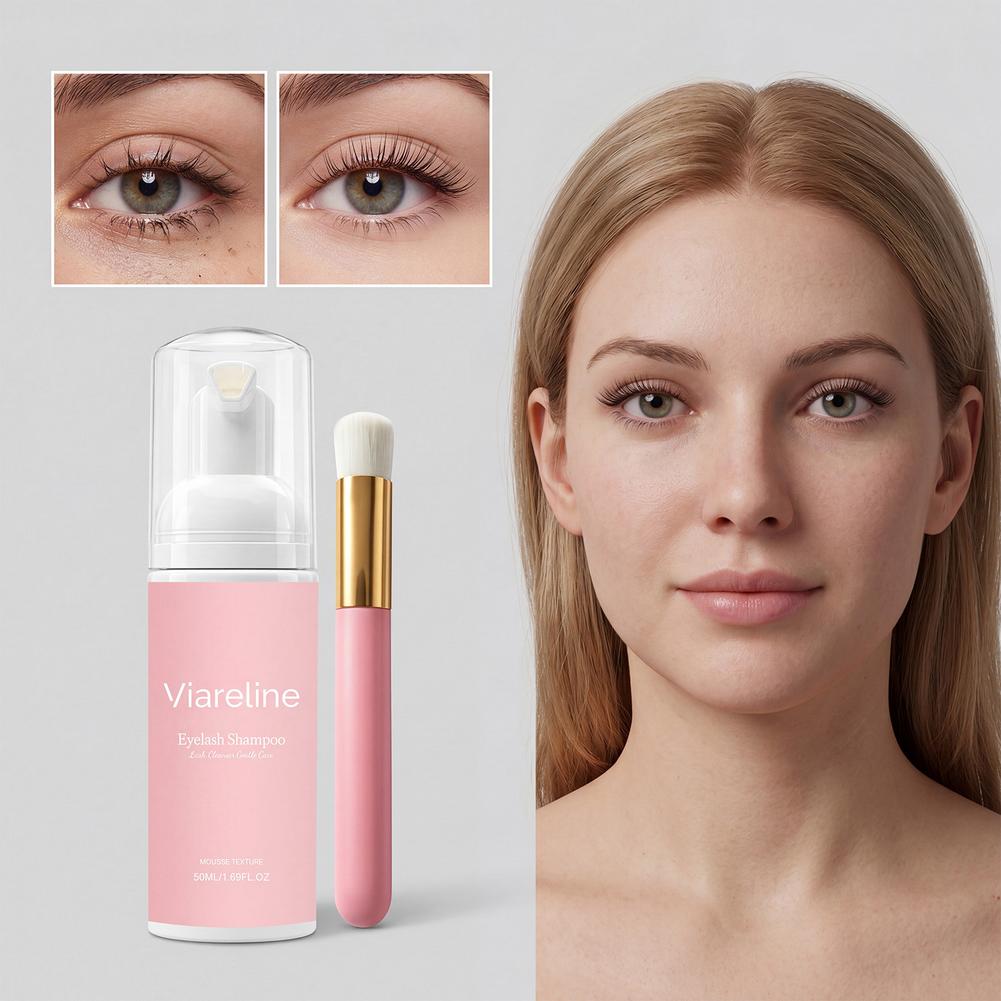 Mousse Limpiadora de Pestañas, - Eyelash Extension Foam Cleanser reseña y precio