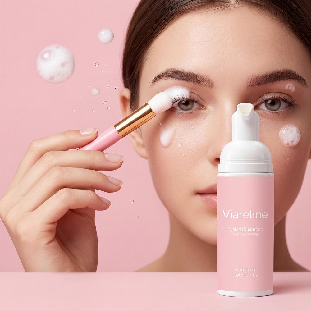 Mousse Limpiadora de Pestañas, - Eyelash Extension Foam Cleanser reseña y precio