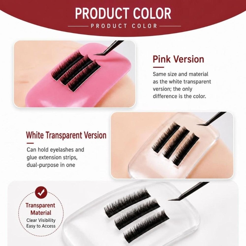 Almohadilla de silicona transp - Individual Lash Tray reseña y precio