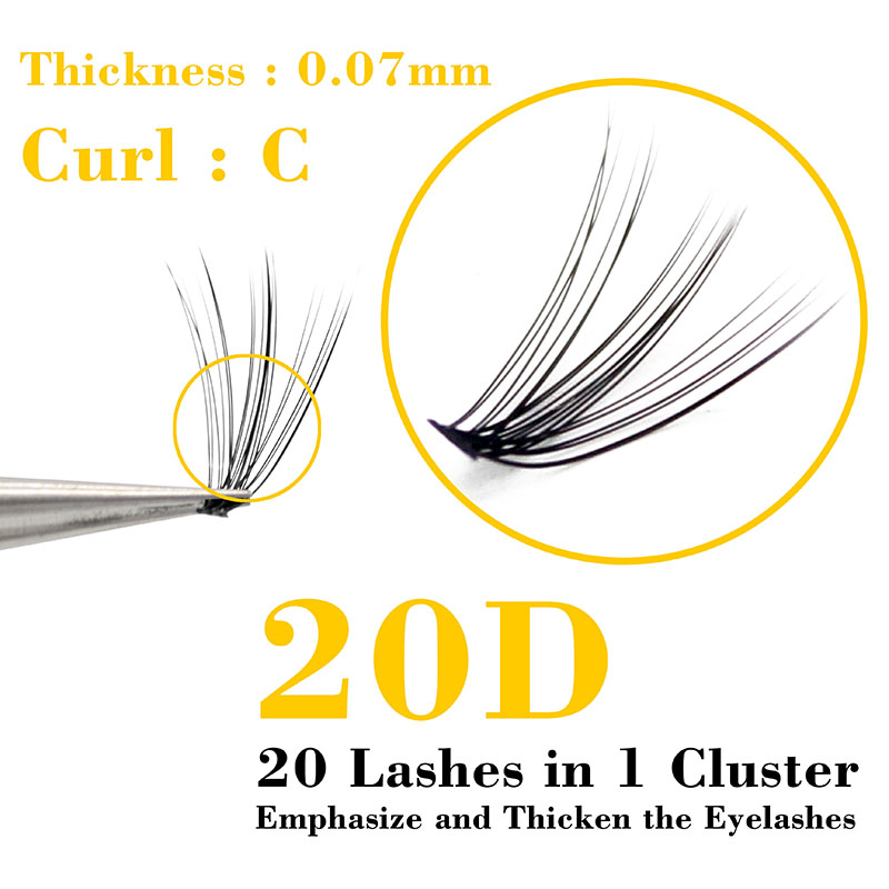 Kimcci 60 mechones extensión d - Individual Lash Tray reseña y precio