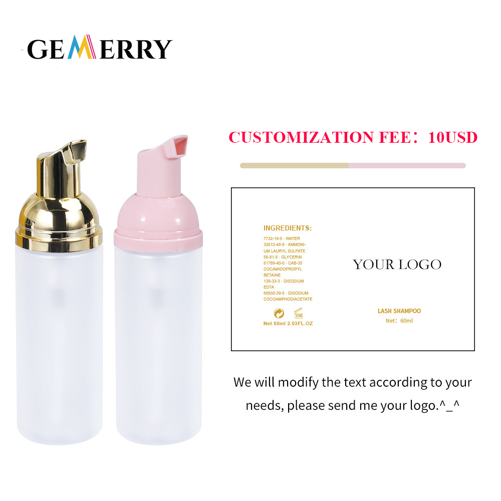 Champú limpiador de pestañas d - Eyelash Extension Foam Cleanser reseña y precio